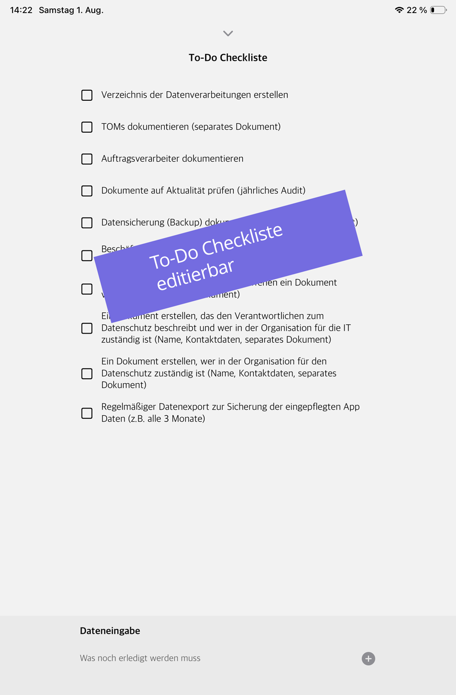 DSGVO Coach Screenshot 3